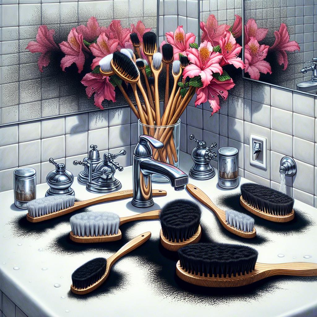 Proč černají vaše masážní kartáče