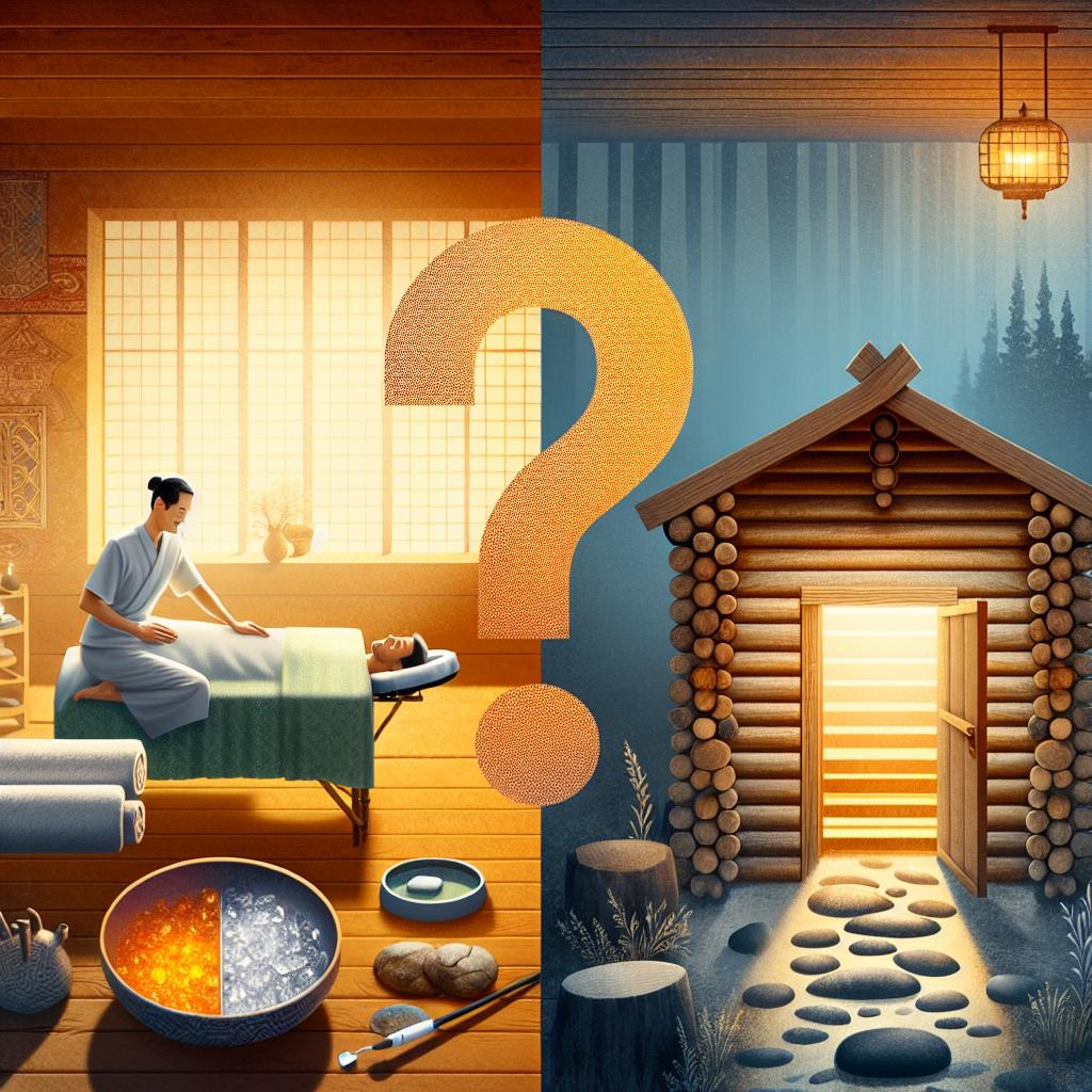 Masáž nebo sauna: Co zvolit první?