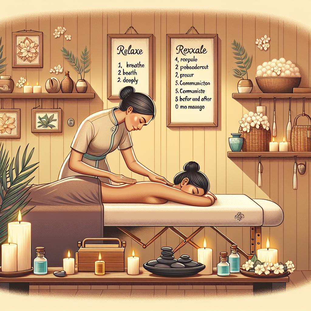 Tipy pro maximální pohodlí během masáže